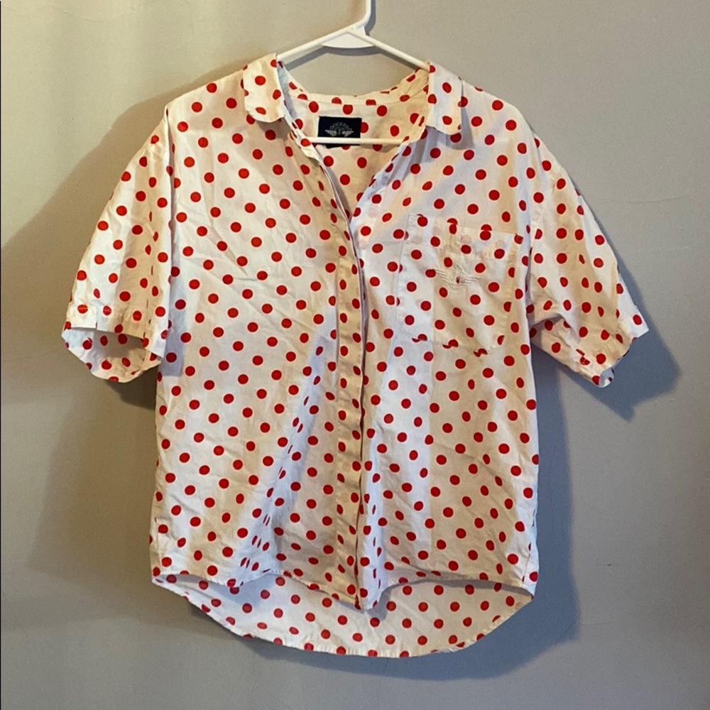 Vintage Polka Dot Dockers Button Up